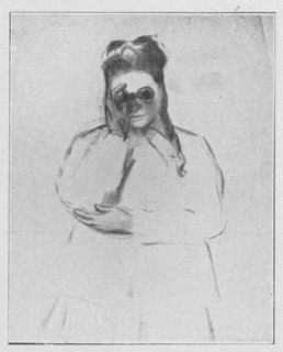 Au théâtre (femme à la lorgnette)