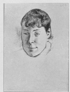 Tête de femme.