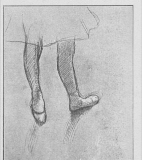Étude de jambes.