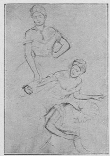 Étude de danseuse.