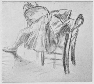 Danseuse assise