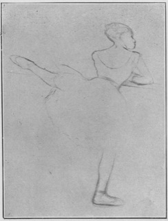 Danseuse à la barre.
