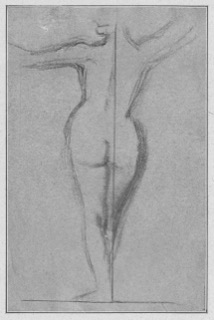 Femme nue, vue de dos
