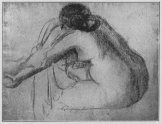 Femme s'essuyant