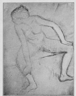 Étude de nu (femme assise)