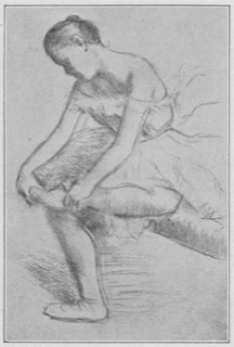 Danseuse assise