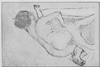 Femme s'essuyant