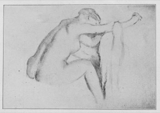 Femme s'essuyant