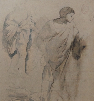 Photo de Etude de figures drapées [recto du 3906]